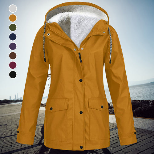 2022 Neue Herbst- und Winter-Plus-Fleecejacke für Damen
