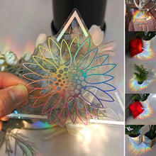 Laden Sie das Bild in den Galerie-Viewer, Adsorption Regenbogen Glas Fenster Aufkleber (Zufälliger Stil, 10 Stück)