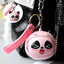 Laden Sie das Bild in den Galerie-Viewer, Süßer gesichtsveränderbarer Panda-Schlüsselanhänger