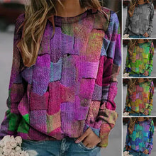 Laden Sie das Bild in den Galerie-Viewer, Bedrucktes lockeres Kapuzen-Sweatshirt