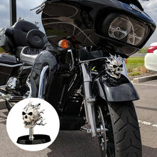 Laden Sie das Bild in den Galerie-Viewer, Leuchtendes Schädelkopf Motorradzubehör