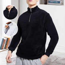 Laden Sie das Bild in den Galerie-Viewer, Langarm-Sweatshirt aus Plüsch für Herren