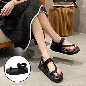 Bequeme Stilvolle Vielseitige Plateausandalen für Damen
