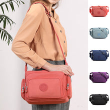Laden Sie das Bild in den Galerie-Viewer, Wasserdichte vielseitige leichte Umhängetasche aus Nylon für Damen