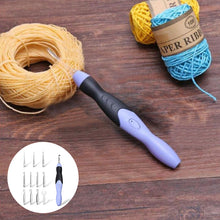 Laden Sie das Bild in den Galerie-Viewer, 9 in 1 Häkelnadel-Kit mit LED-Leuchten