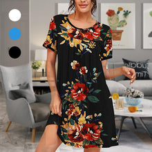 Laden Sie das Bild in den Galerie-Viewer, Langes modisches Kleid mit Digitaldruck