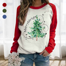 Laden Sie das Bild in den Galerie-Viewer, Lässiges Weihnachtsbaum-Sweatshirt