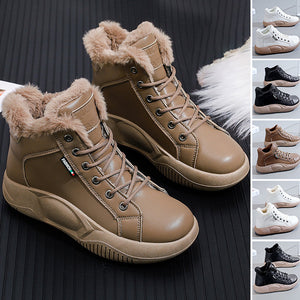Damen High Top Freizeitschuhe mit dicken Sohlen