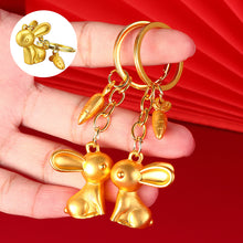 Laden Sie das Bild in den Galerie-Viewer, Karotte Kaninchen Schlüsselanhänger