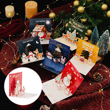 Laden Sie das Bild in den Galerie-Viewer, 3D Weihnachtskarten