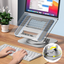 Laden Sie das Bild in den Galerie-Viewer, Drehbare Laptophalterung aus Aluminiumlegierung