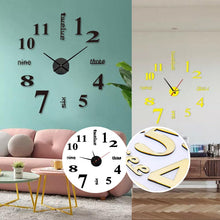 Laden Sie das Bild in den Galerie-Viewer, DIY Moderne Stanzfreie Wanduhr