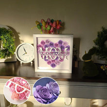 Laden Sie das Bild in den Galerie-Viewer, Muttertagsgeschenk Farbverlauf Blumenrahmen