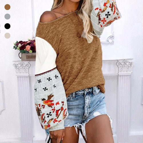 Langärmliges Bedrucktes Sweatshirt