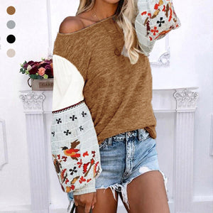 Langärmliges Bedrucktes Sweatshirt