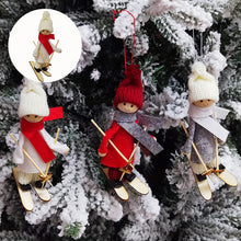 Laden Sie das Bild in den Galerie-Viewer, Kreativer Skipuppen-Weihnachtsbaumschmuck aus Vliesstoff