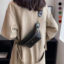 Laden Sie das Bild in den Galerie-Viewer, Gürteltasche im koreanischen Stil mit karierten Nähten