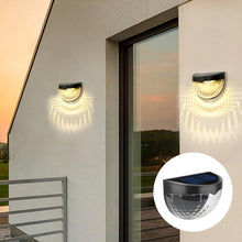 Laden Sie das Bild in den Galerie-Viewer, LED Halbkreis Stufenleuchte Wandleuchte Zaunleuchte