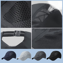 Laden Sie das Bild in den Galerie-Viewer, Dünne atmungsaktive schnell trocknende Sonnenschutzkappe
