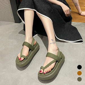 Bequeme Stilvolle Vielseitige Plateausandalen für Damen
