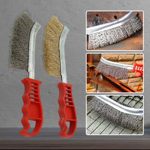 Entrostungsbürste aus Stahldraht mit Messerform