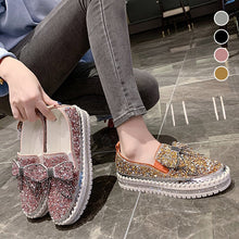 Laden Sie das Bild in den Galerie-Viewer, Vorverkauf &gt;&gt;&gt; Lässige Plateauschuhe mit Strass