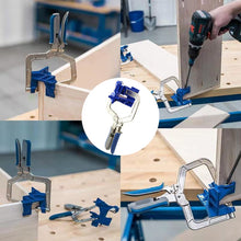 Laden Sie das Bild in den Galerie-Viewer, Holzbearbeitungswerkzeuge – 90-Grad-Winkelklemmen aus Metall