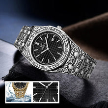 Laden Sie das Bild in den Galerie-Viewer, Wasserdichte klassische Quarzuhr für Herren