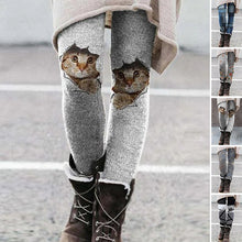 Laden Sie das Bild in den Galerie-Viewer, Hochelastische Leggings mit Print