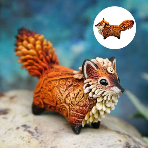 Niedliche Fuchs-Totem-Verzierung