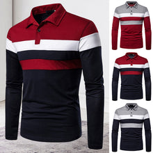 Laden Sie das Bild in den Galerie-Viewer, Kontrast-Poloshirt für Herren