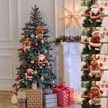 Laden Sie das Bild in den Galerie-Viewer, Baumanhänger Weihnachtsanhänger, Weihnachtsmann, Weihnachtsbär