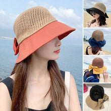 Laden Sie das Bild in den Galerie-Viewer, Sommer gewebter Sonnenschutzhut