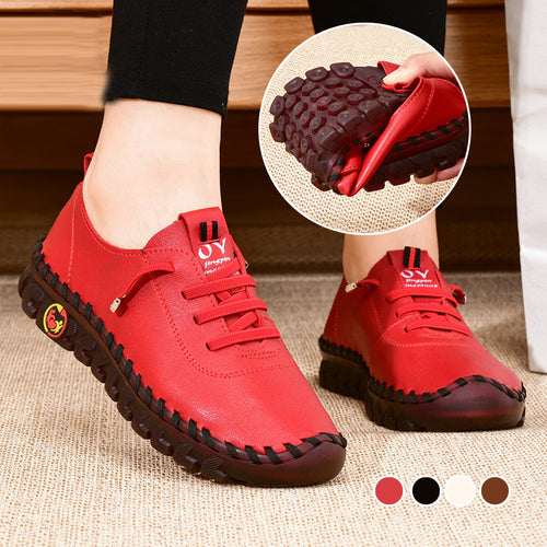 Handgefertigte Damen Weiche Sohle Bequeme Freizeitschuhe