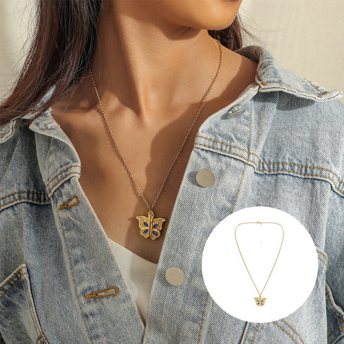 Neue modische Schmetterling Halskette für Damen