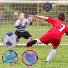 Laden Sie das Bild in den Galerie-Viewer, Reflektierender leuchtender Fußball