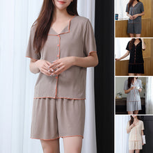 Laden Sie das Bild in den Galerie-Viewer, Einfacher Pyjama Aus Eisseide
