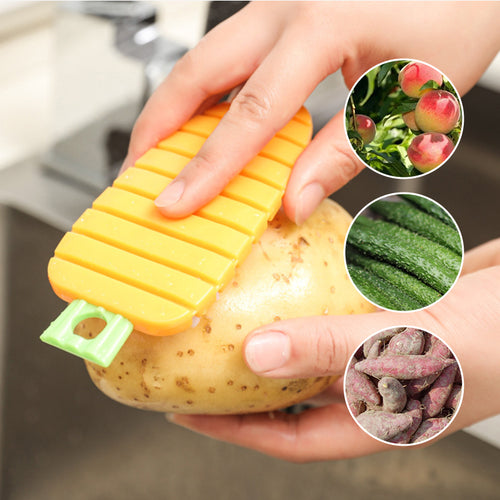 Multifunktionale Karotten-Reinigungsbürste