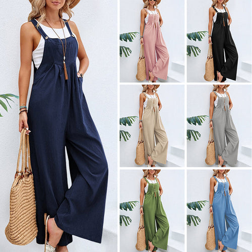 Einfarbiger Freizeitoverall