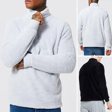 Laden Sie das Bild in den Galerie-Viewer, Langarm-Sweatshirt aus Plüsch für Herren