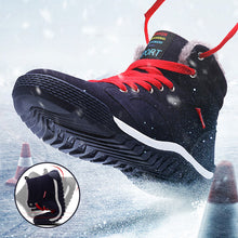 Laden Sie das Bild in den Galerie-Viewer, Herren Winterschuhe Warm Gefüttert Schneestiefel
