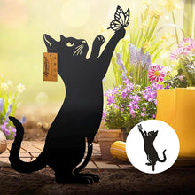 Laden Sie das Bild in den Galerie-Viewer, Garten-Katzendekoration Aus Metall