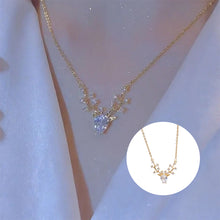 Laden Sie das Bild in den Galerie-Viewer, Glänzende Elch-Halskette Aus Titanstahl