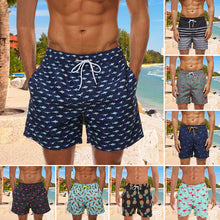 Laden Sie das Bild in den Galerie-Viewer, Lässige Strandshorts Mit Kordelzug
