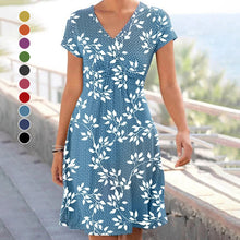 Laden Sie das Bild in den Galerie-Viewer, Vintage Blumen Sommerkleid