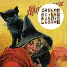 Laden Sie das Bild in den Galerie-Viewer, Retro Halloween Postkarten (24 Stück)
