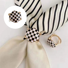 Laden Sie das Bild in den Galerie-Viewer, Einfache Elegante Seidenschalschnalle