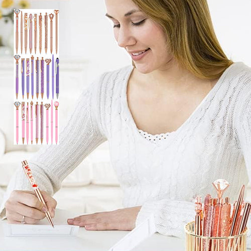 Diamant-Kugelschreiber-Set