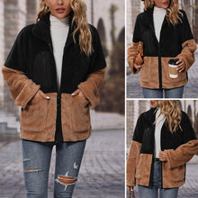 Laden Sie das Bild in den Galerie-Viewer, Cardigan-Jacke mit Farbblock-Panel