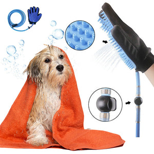 Haustier Badehandschuh Massagegerät Dusche Badewerkzeug